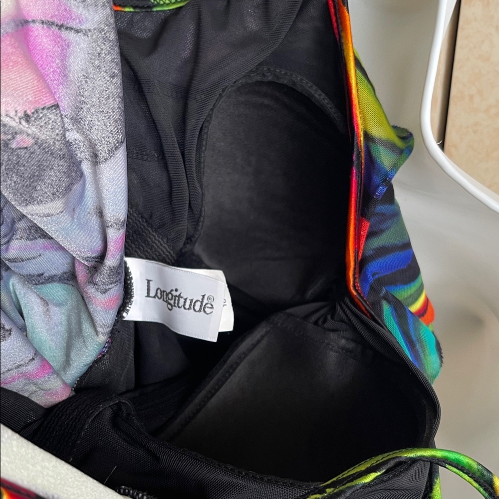 Colorful Ruffled Swimsuit - Picture 8 of 10